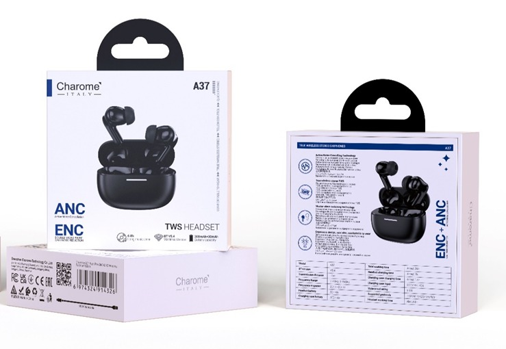 Charome A37 TWS Earbuds - Image 2